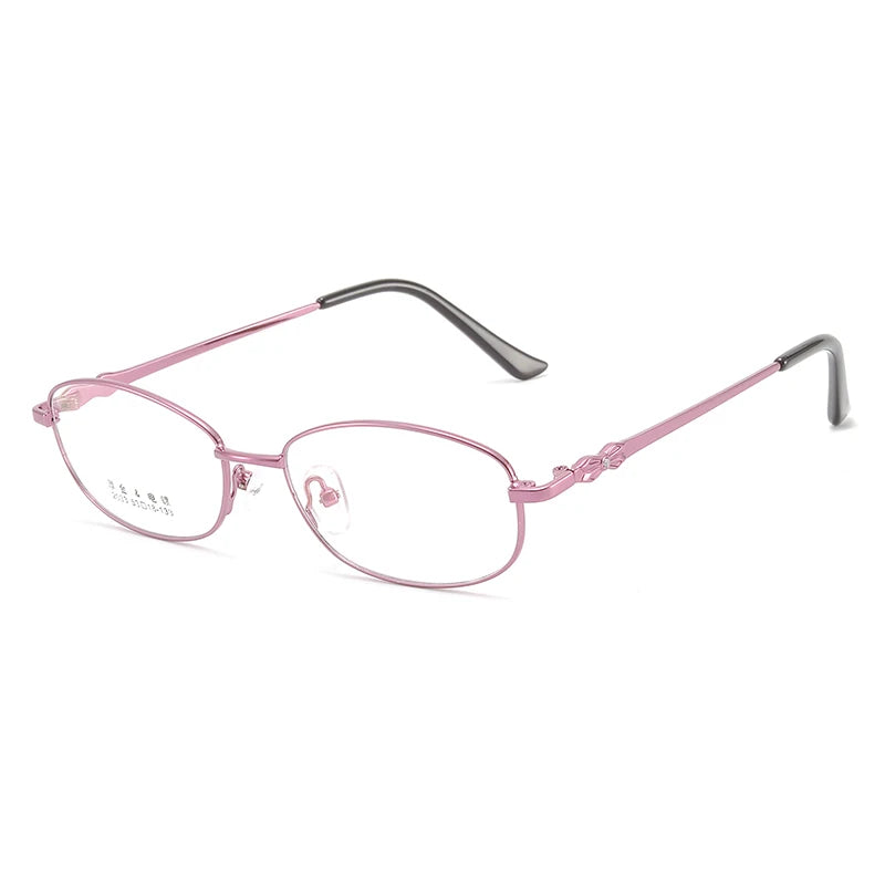 Bclear Women's Full Rim Oval Alloy Eyeglasses Frame My2033 - Lightweight & Stylish Eyewear for Work, Reading & Everyday Fashion