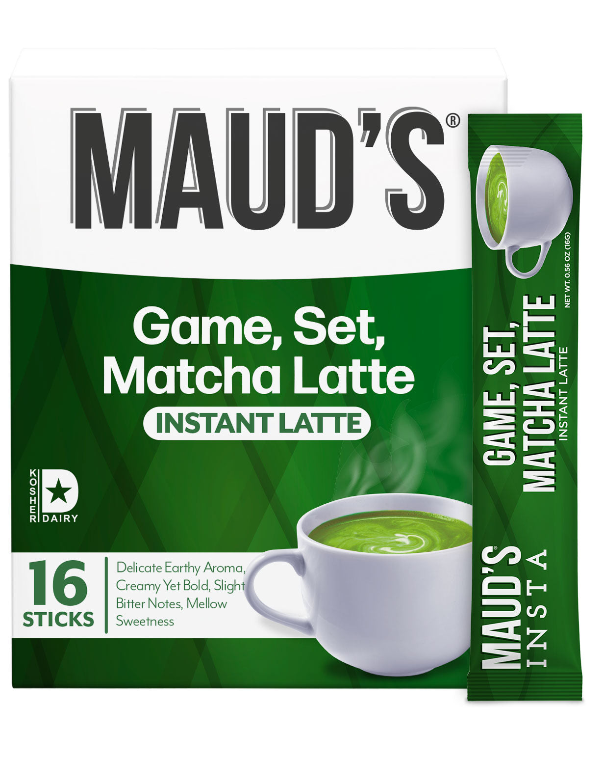 Premium Organic Matcha Green Tea Latte Powder Instant Sticks - Delicious & Healthy Drink Mix for Energy Boost, Weight Loss & Relaxation - Perfect for Home, Office & On-the-Go Lifestyle