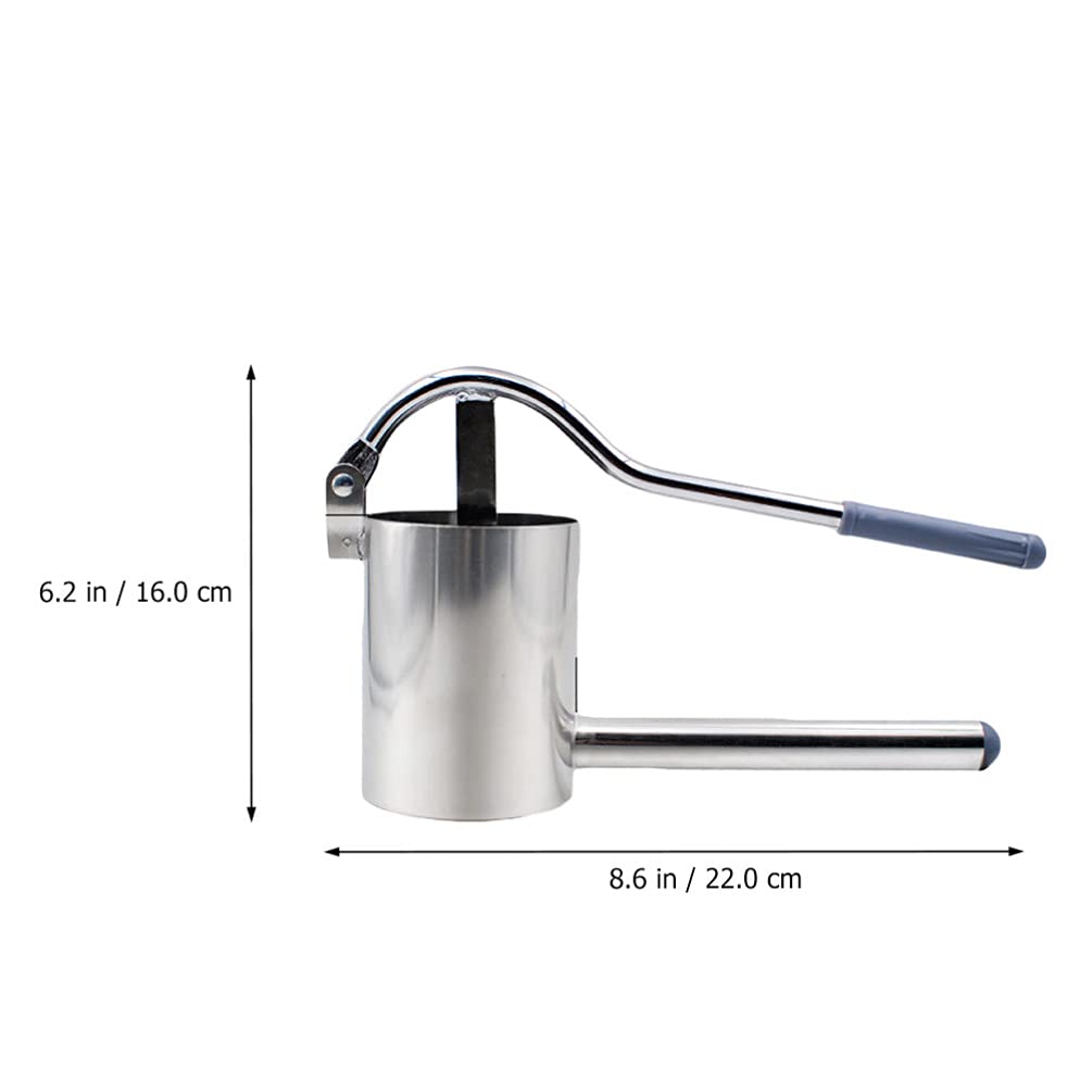 DOITOOL Stainless Steel Manual Noodle Maker - Durable Pasta Press Machine for Homemade Dumplings, Ramen & Spaghetti - Perfect for Kitchen, Camping & Italian Cooking