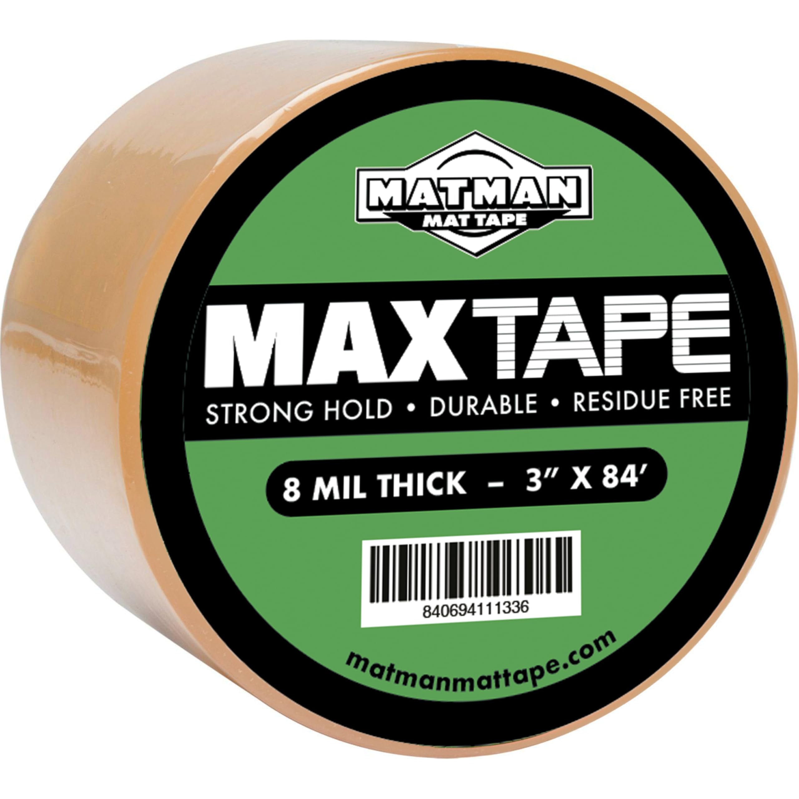 Matman Wrestling Mat Tape - Ultra Strong Adhesive Vinyl Tape for Wrestling, Jiu Jitsu, MMA & Exercise Mats | Clear Gym Floor & Home Mat Protection Tape | 3 inch & 4 inch Width Options (Case or Individual Rolls) | Perfect for Sports Training, Home Gym Setup & Martial Arts Dojo Flooring