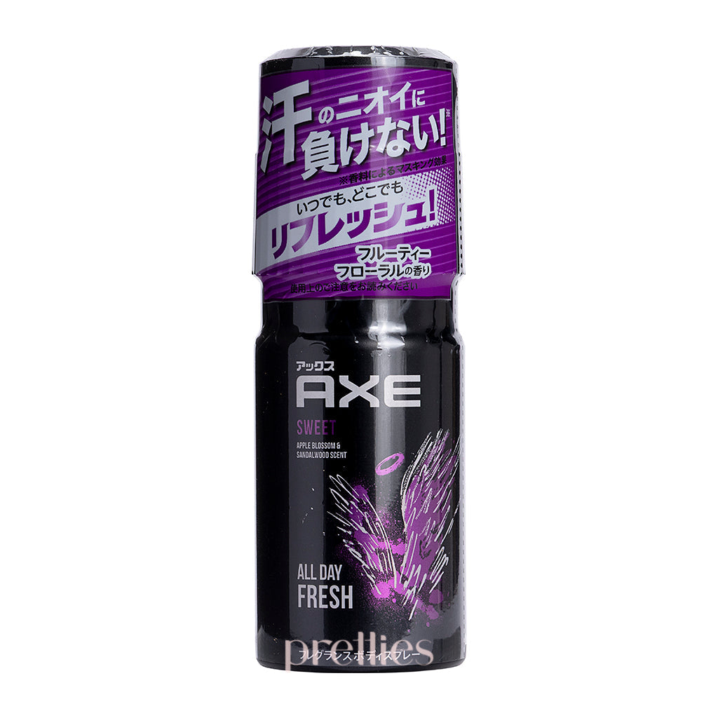 AXE Men's Body Spray for Men - Sweet Fruity Floral Scent, 60g (Purple) | Long-Lasting Fragrance for Daily Use, Gym, Work & Night Out