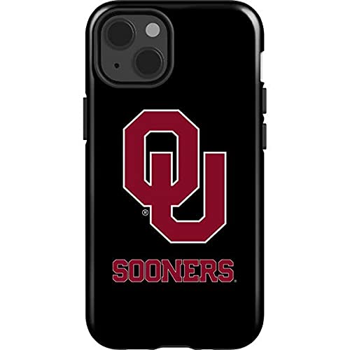 Skinit Impact Phone Case for iPhone 13 - Officially Licensed University of Oklahoma Sooners Black Design | Durable Protection for Everyday Use, School & Game Day