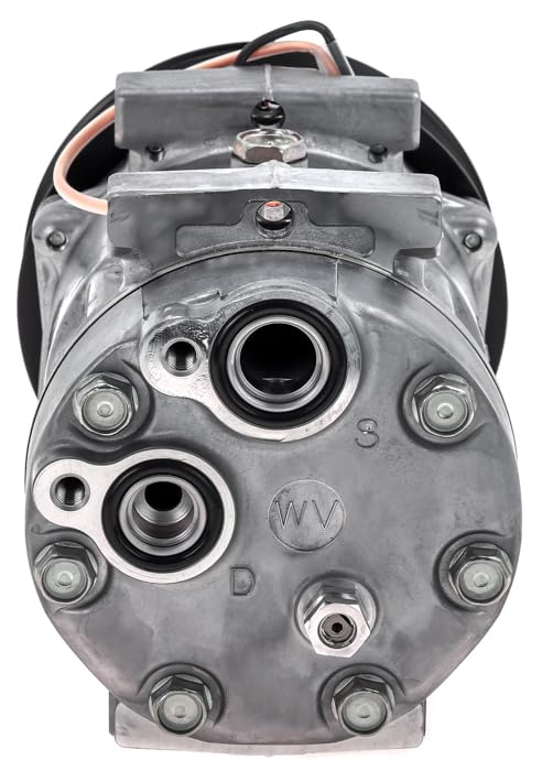 SD7H15 A/C Compressor Replacement for OE# 20538307 21184142 7420538307 - Fits Various Car Models - High Performance Auto Air Conditioning Part - Perfect for Summer Cooling & Vehicle AC Repair