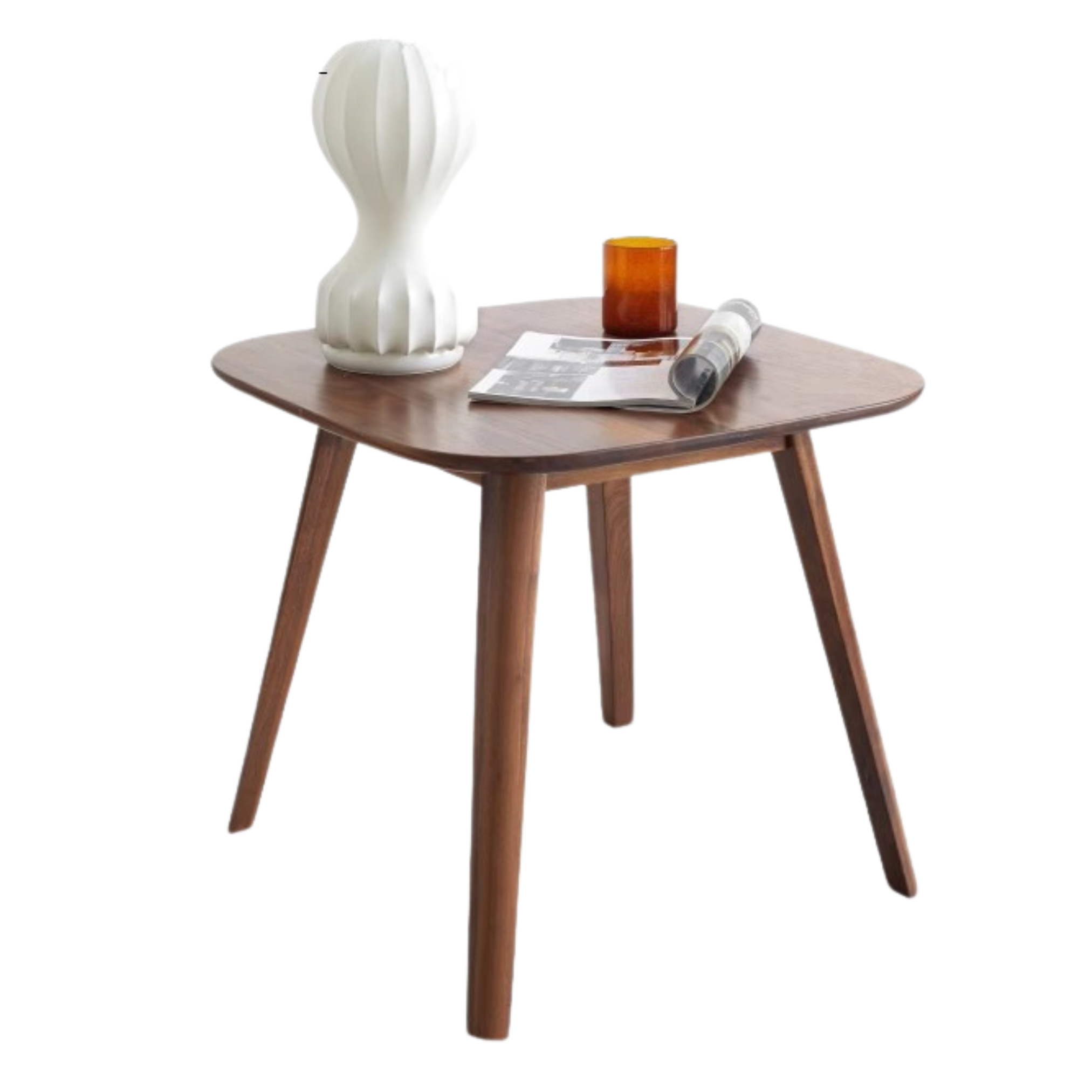 out of stock 23.6x23.6x21.6 inch/ 60x60x55 cm/ Rich Dark Walnut color/ square table
