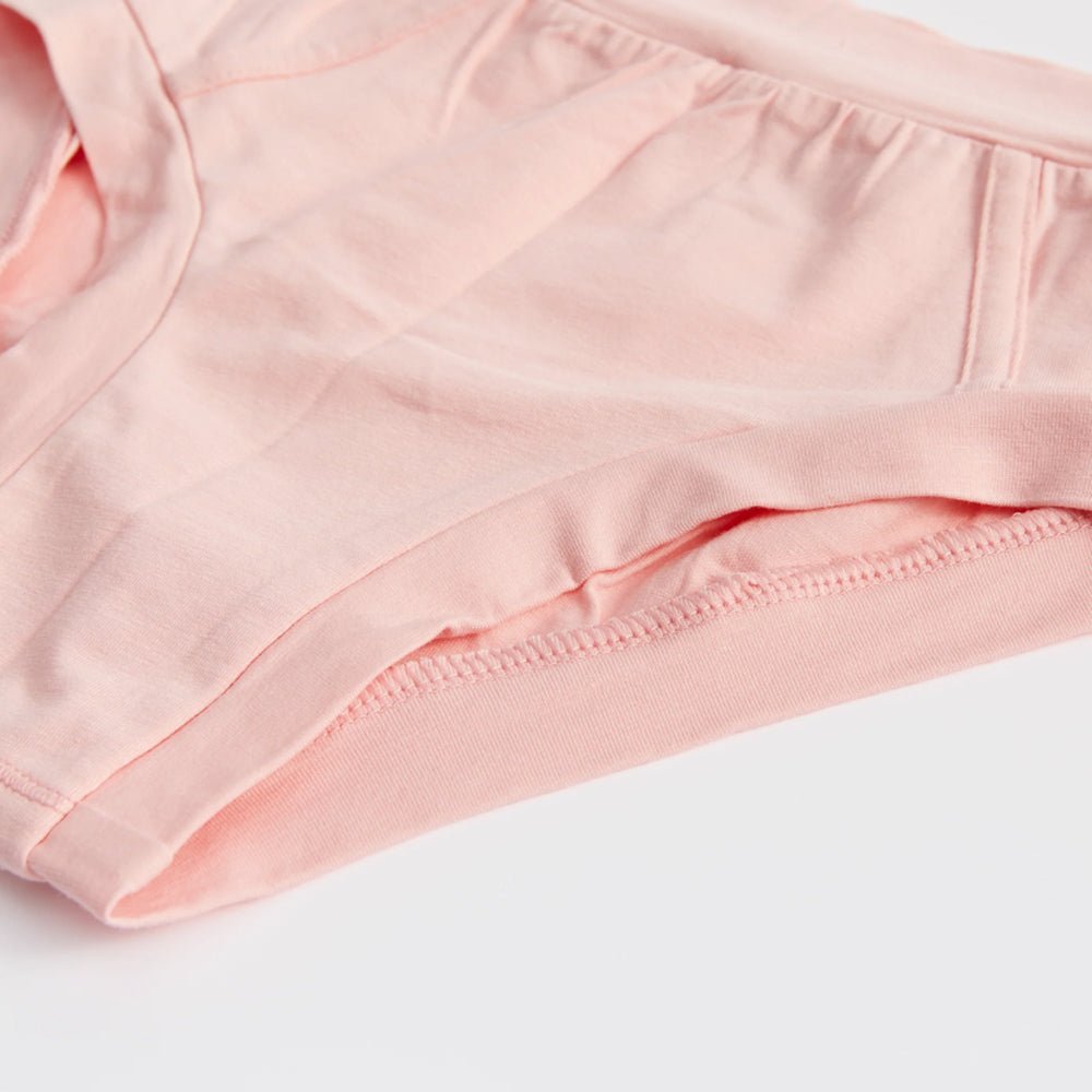 Lulu Funk Women's Brief Underwear - Soft Coral Blush Panties for Everyday Comfort | Perfect for Sleep, Lounge & Travel