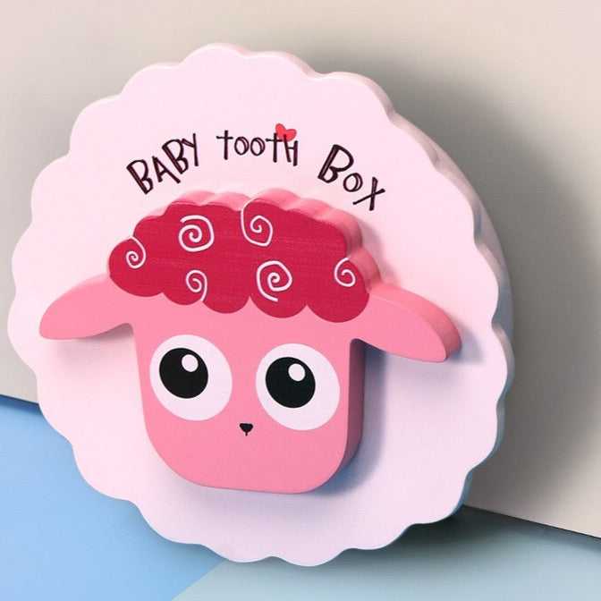 Wooden Baby Tooth Box for Boys & Girls | Keepsake Memory Box for First Teeth | Perfect Baby Shower Gift & Nursery Decor