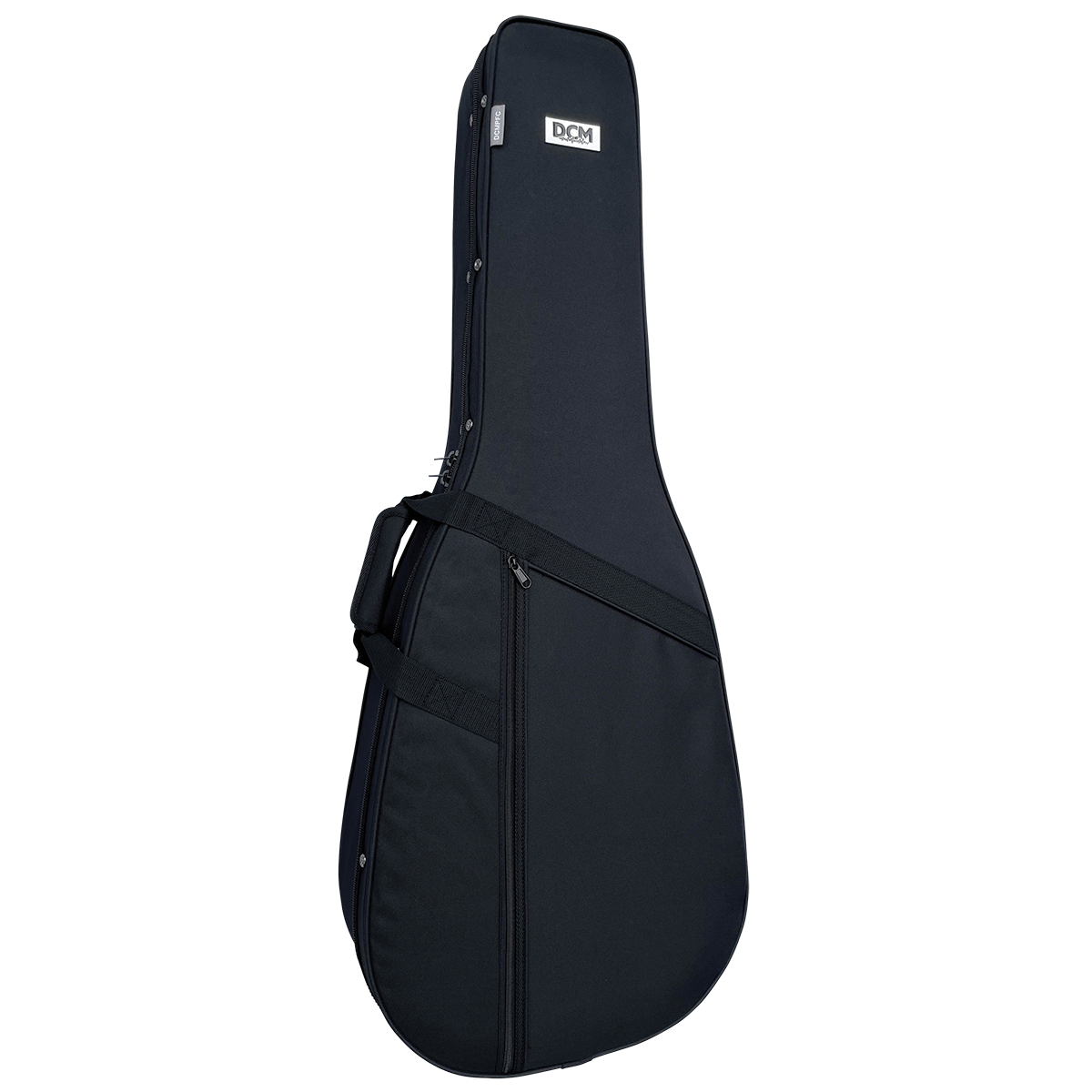 DCM Premium PFC Polyfoam Lightweight Classical Guitar Case - Black | Durable Hard Shell Protection for Acoustic Guitars | Perfect for Travel, Storage & Stage Performances