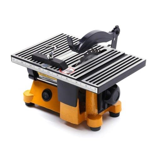 Mini Bench Saw for Wood, Copper & Aluminum Cutting - Portable Table Saw Machine for DIY Projects, Woodworking & Metal Crafting