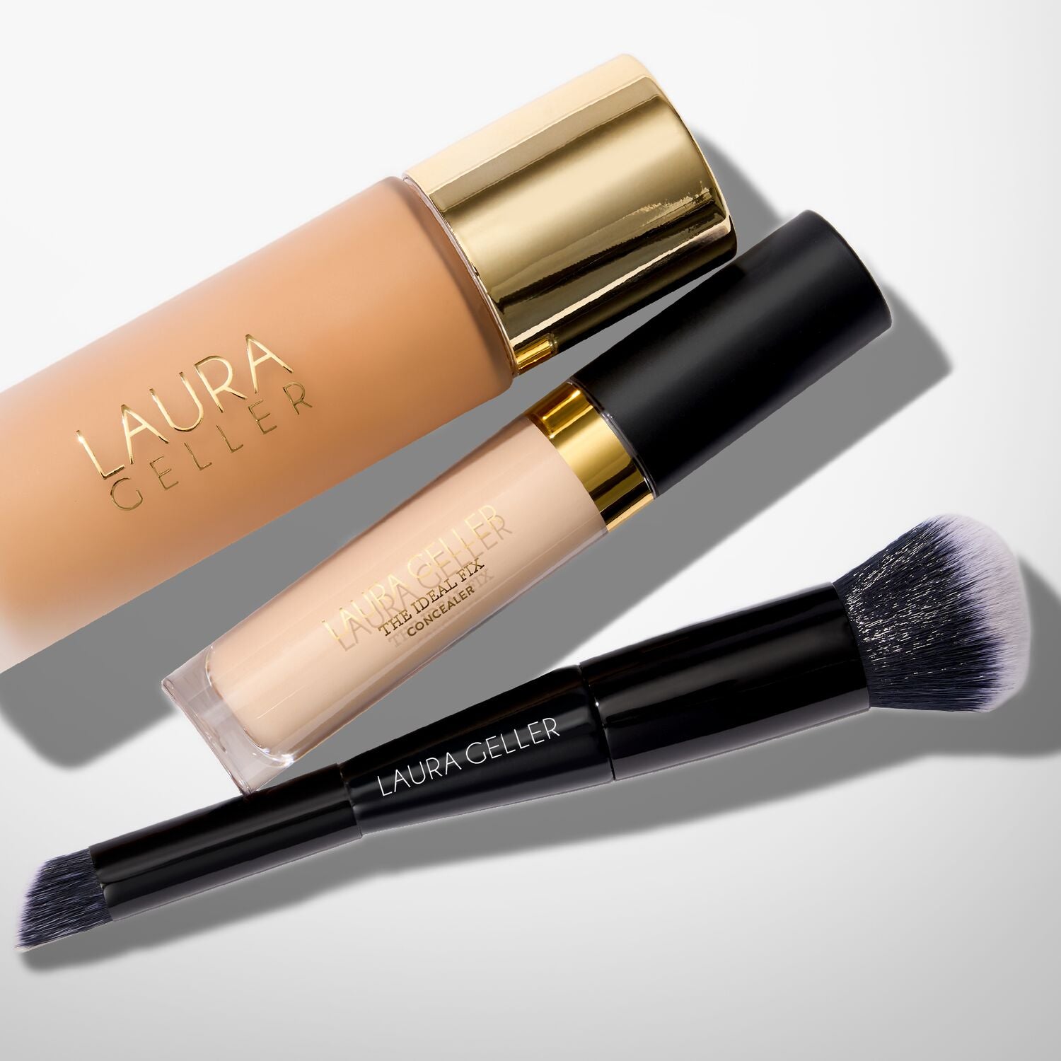 Dual Ended Concealer & Foundation Brush - Professional Makeup Brush for Flawless Coverage - Perfect for Contouring, Highlighting, and Full Face Makeup Application