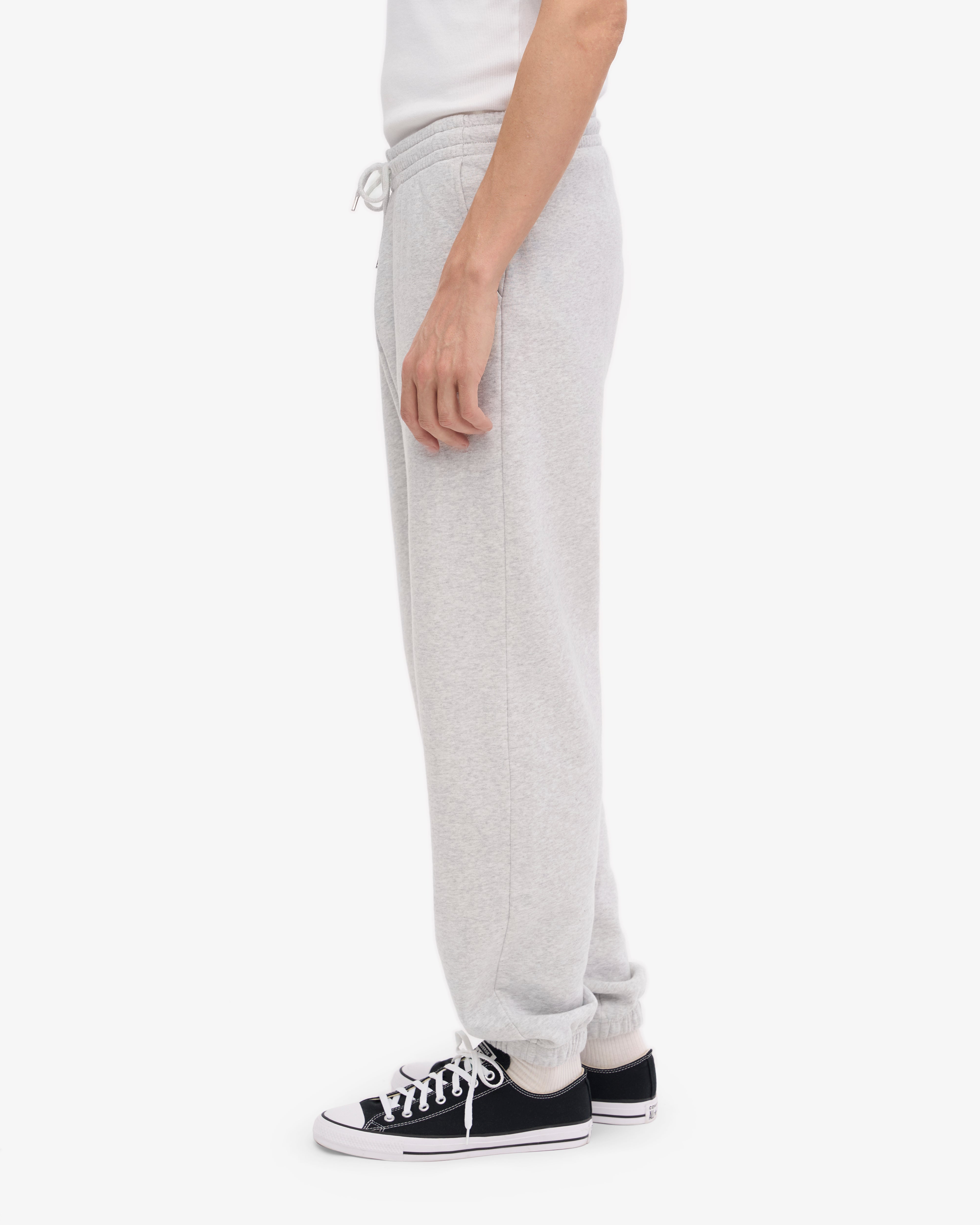Premium Organic Cotton Sweatpants for Women - Soft & Comfortable Snow Melange Joggers - Perfect for Yoga, Lounge & Casual Wear
