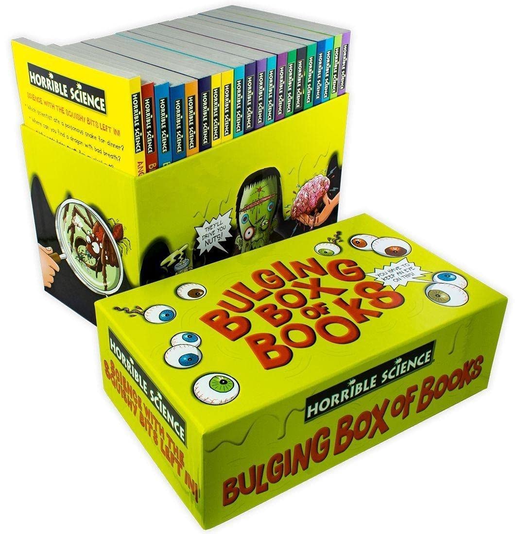 Horrible Science: Bulging Box of 20 Brilliant STEM Books for Kids - Perfect for Homeschooling, Classroom Learning & Science Enthusiasts