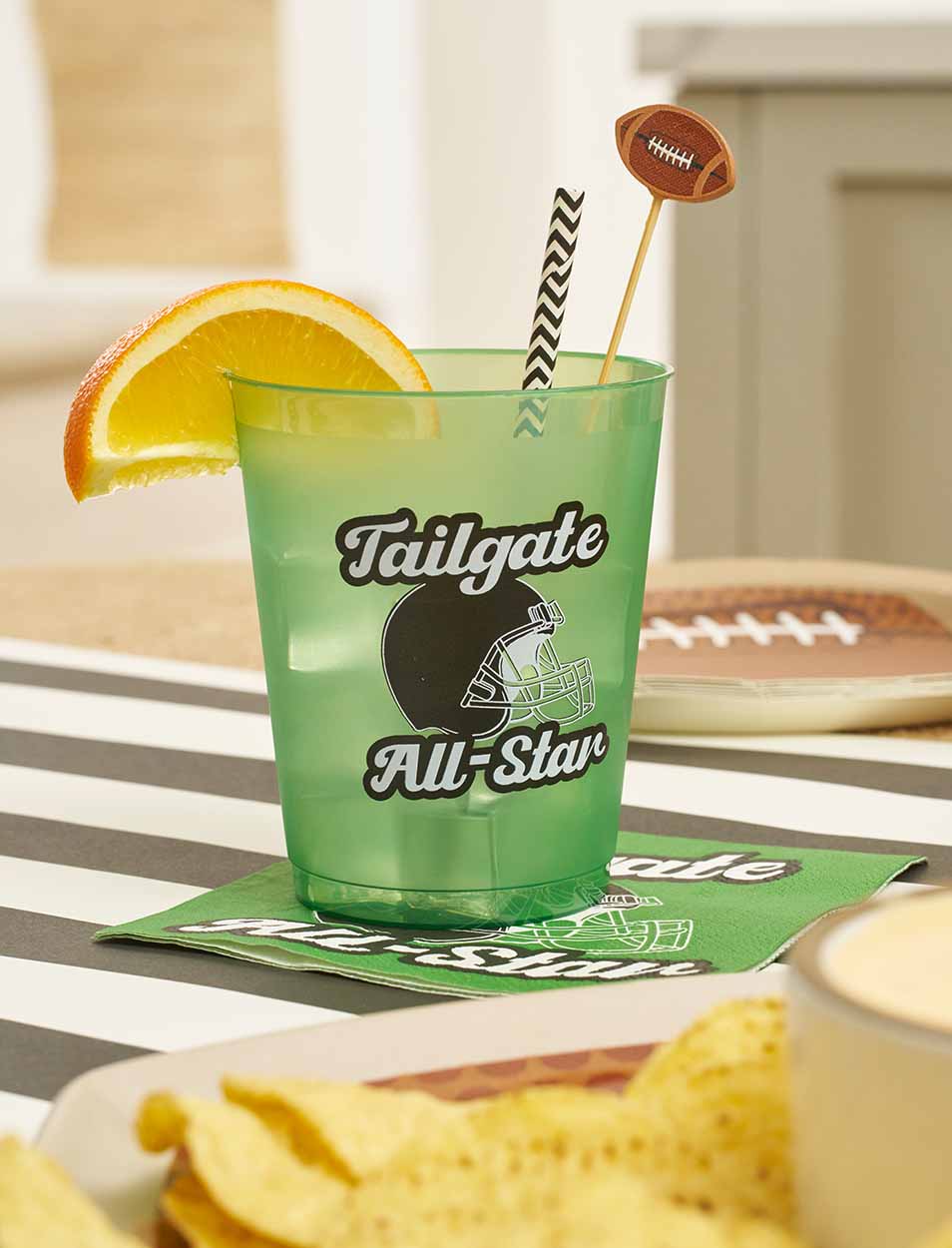 Tailgate Frost Flex Cups - 8 Pack All Star Design | Insulated & Durable for Outdoor Parties, BBQs, and Sports Events