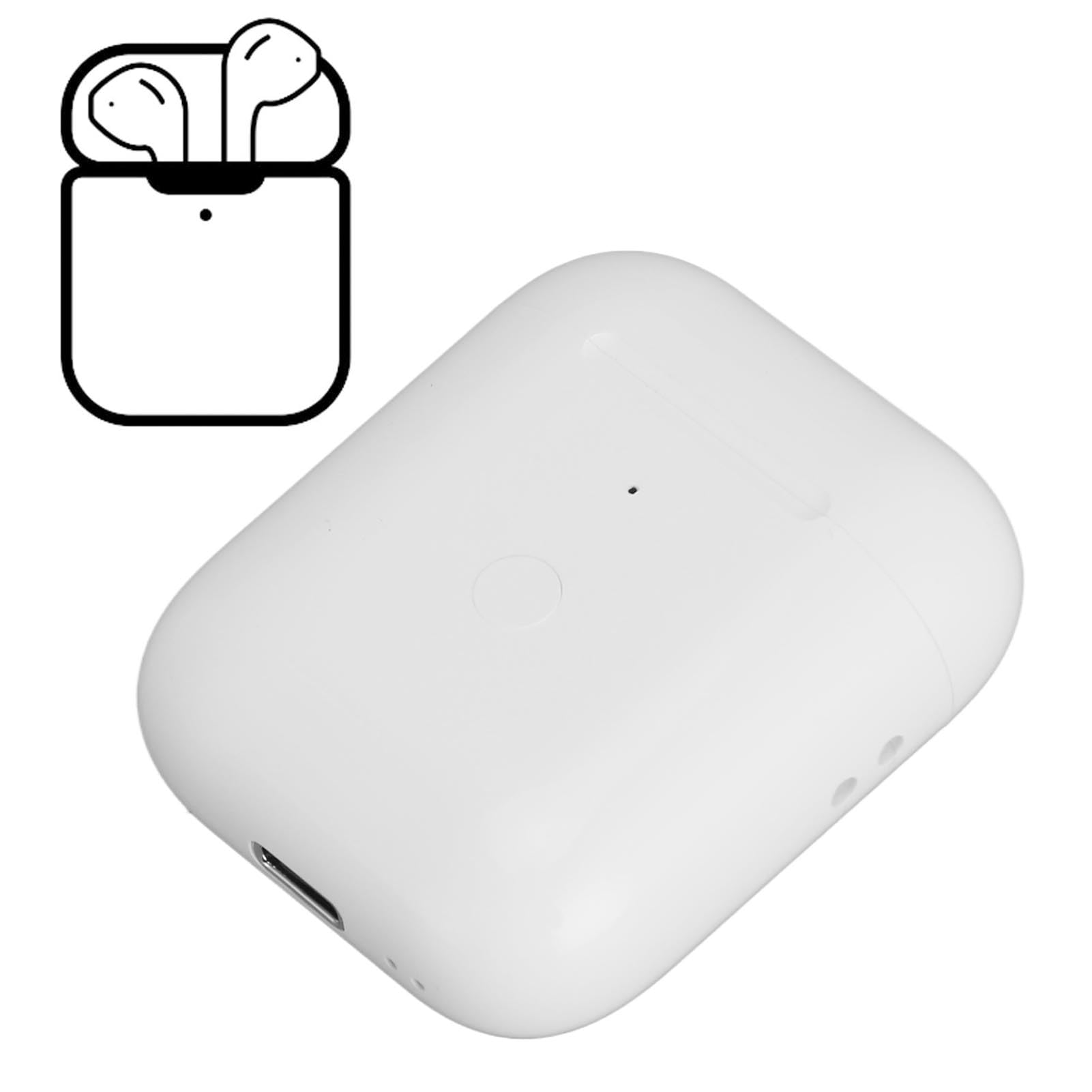 Wireless Earbuds Charging Case Replacement for AirPods 1st/2nd Gen (A0102) - Portable Charger Case with LED Indicator & One-Touch Pairing Sync Button | Perfect for Gym, Travel & Daily Use