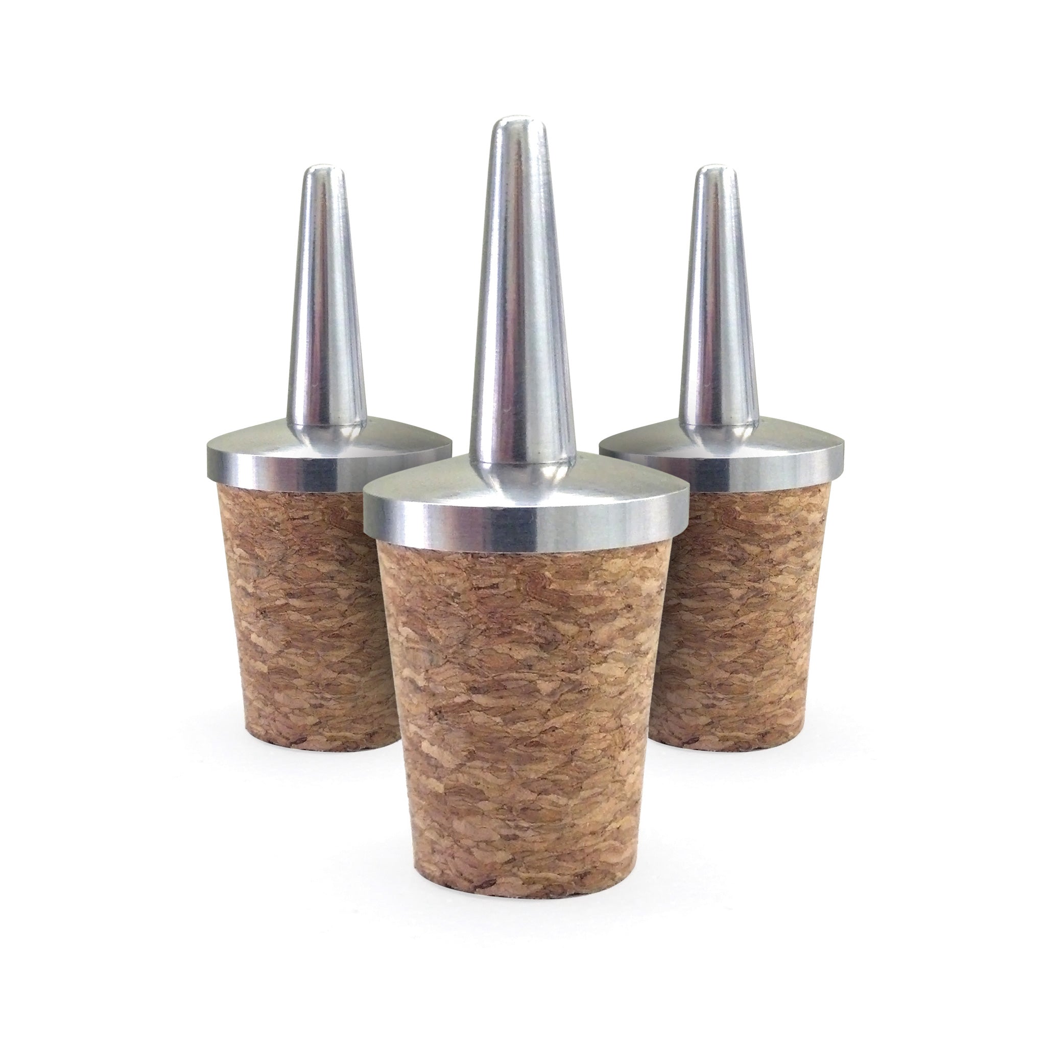 Stainless Steel Dasher Top - 3 Pack for Cocktail Mixing, Bar Accessories & Home Bartending Essentials