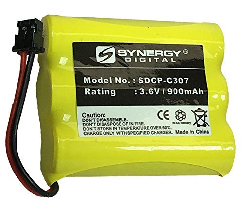 Cobra CP-1155 Cordless Phone Battery Combo Pack - 4 x SDCP-C307 Replacement Batteries for Home & Office Phones - Long Lasting Power Solution