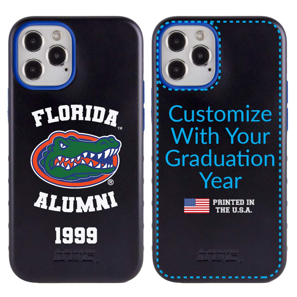 Guard Dog Collegiate Hybrid Case for iPhone 12/12 Pro - Custom Florida Gators Alumni Phone Cover - Durable Black Protective Case - Perfect for School Spirit & Game Day