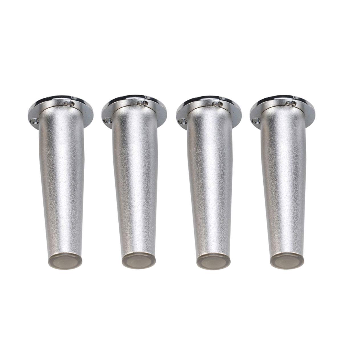 Adjustable Furniture Legs 4-Pack (10cm Height) - Heavy Duty Cabinet, Kitchen, Worktop, Desk & Sofa Table Legs for Home & Office Use