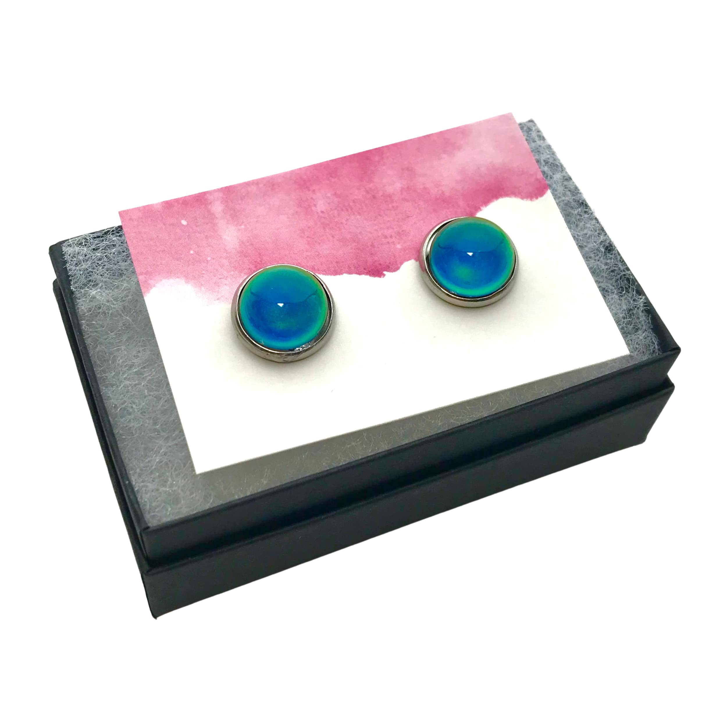 Color Changing Mood Earrings - Thermal Reactive Jewelry That Shifts with Temperature | Perfect for Parties, Gifts & Self-Expression