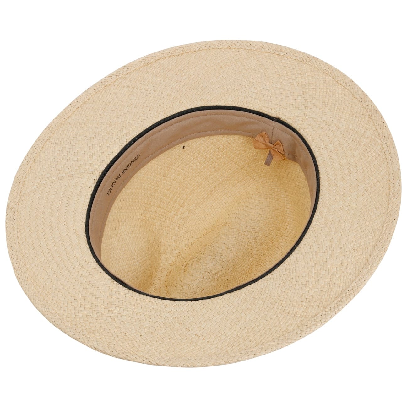 JJ Hats Black Banded Traveller Panama Hat - Natural Straw Fedora for Men & Women | Perfect for Beach Vacations, Summer Outfits, and Outdoor Adventures