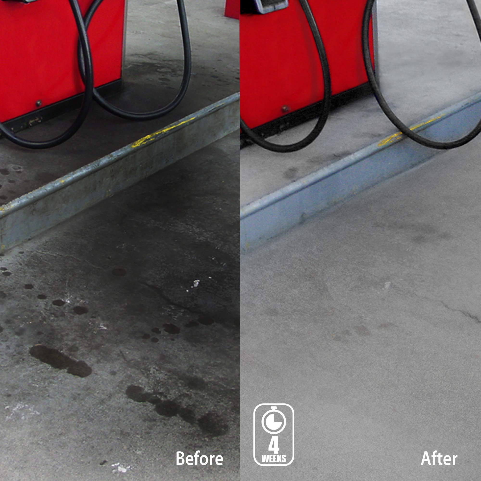 EXIMO Waterless Concrete Cleaner for Driveway & Garage - Outdoor Cleaning