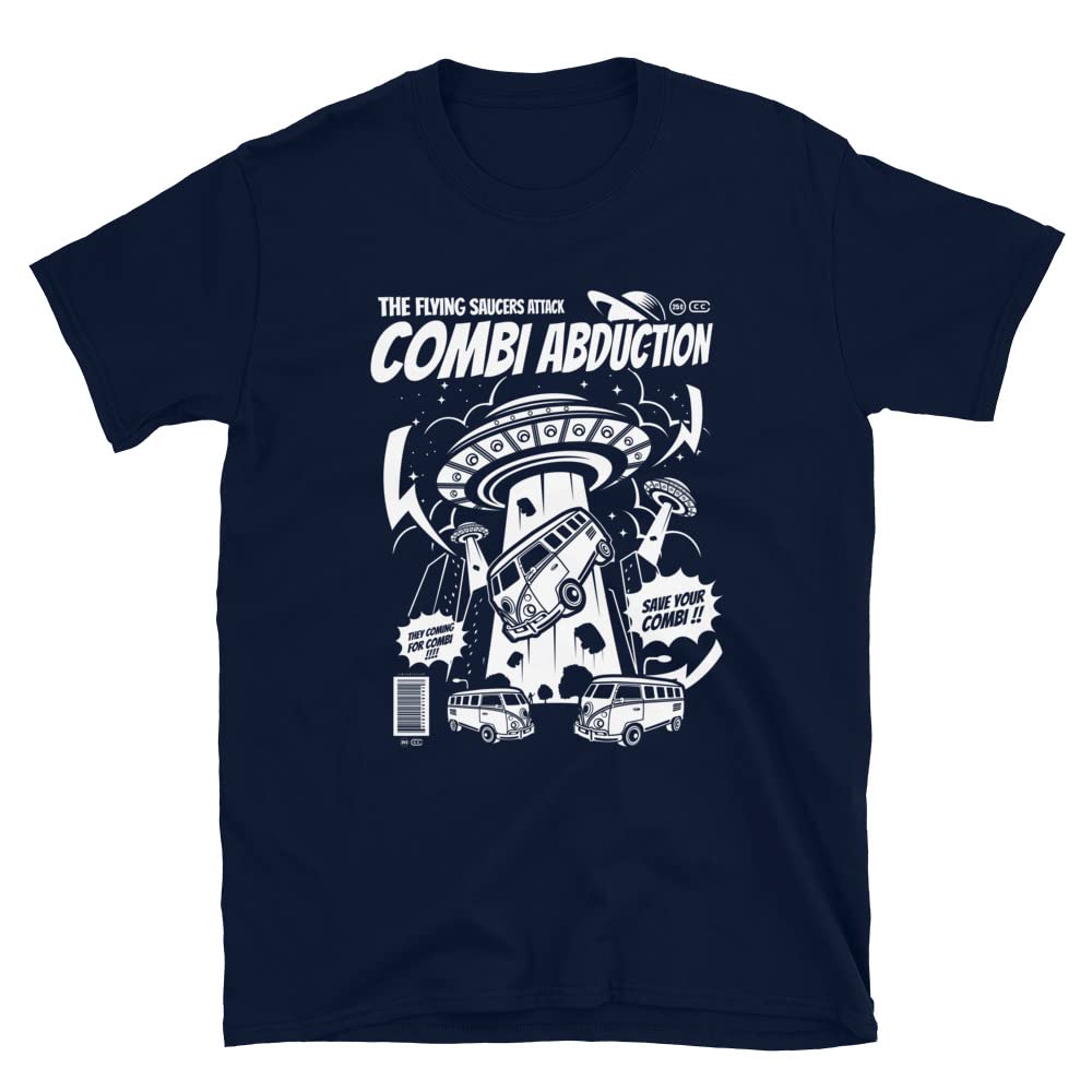 Alien Abduction UFO T-Shirt - Area 51 Cryptozoology Graphic Tee - Cool Sci-Fi Alien Shirt for Men & Women - Perfect for Conspiracy Theorists, UFO Enthusiasts and Sci-Fi Fans
