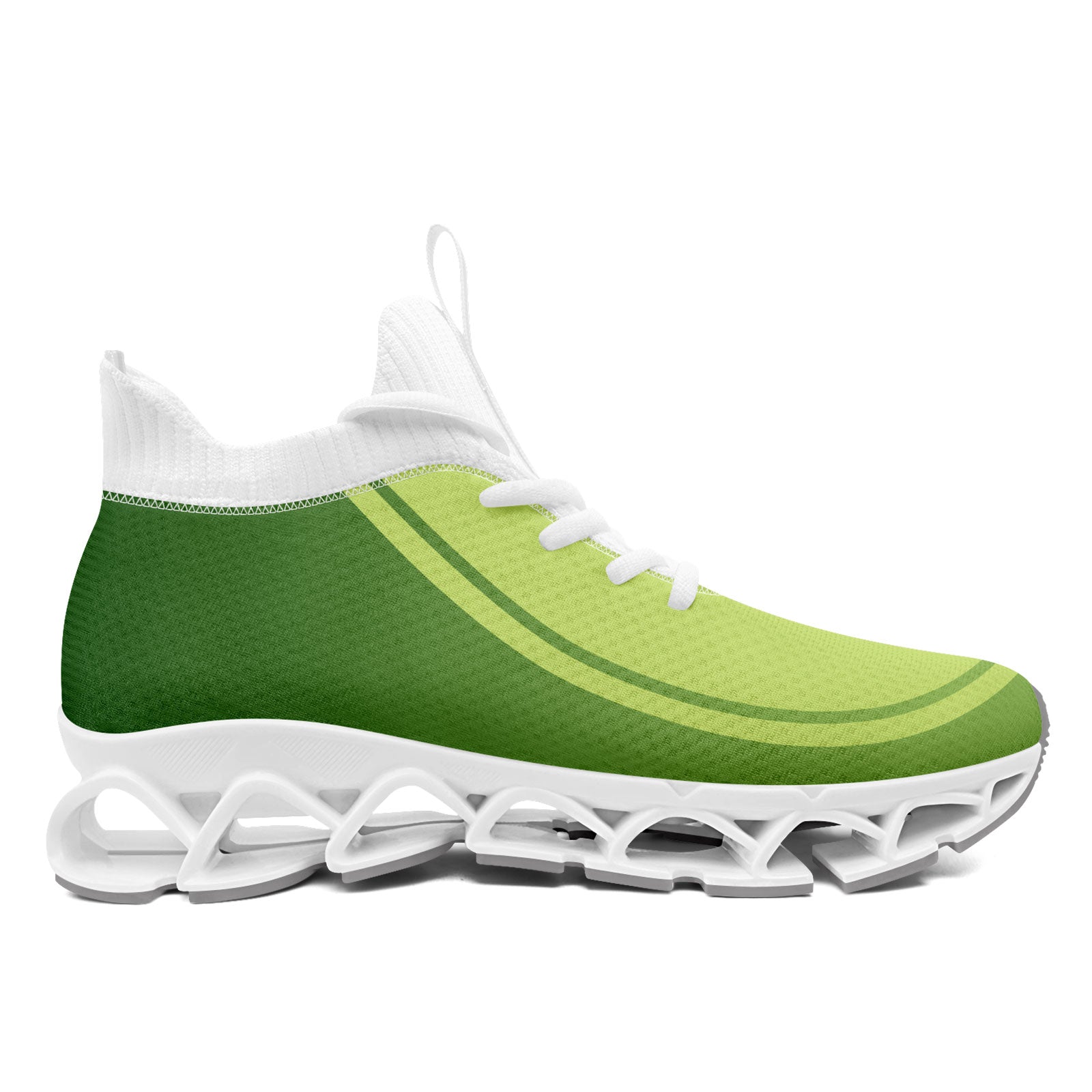 Custom Green Maxsoul Shoes - Personalized Sneakers for Men & Women | Breathable Lightweight Comfortable Walking Shoes | Perfect for Running, Gym Workouts & Casual Wear (FN030XD D020388 Size 7)
