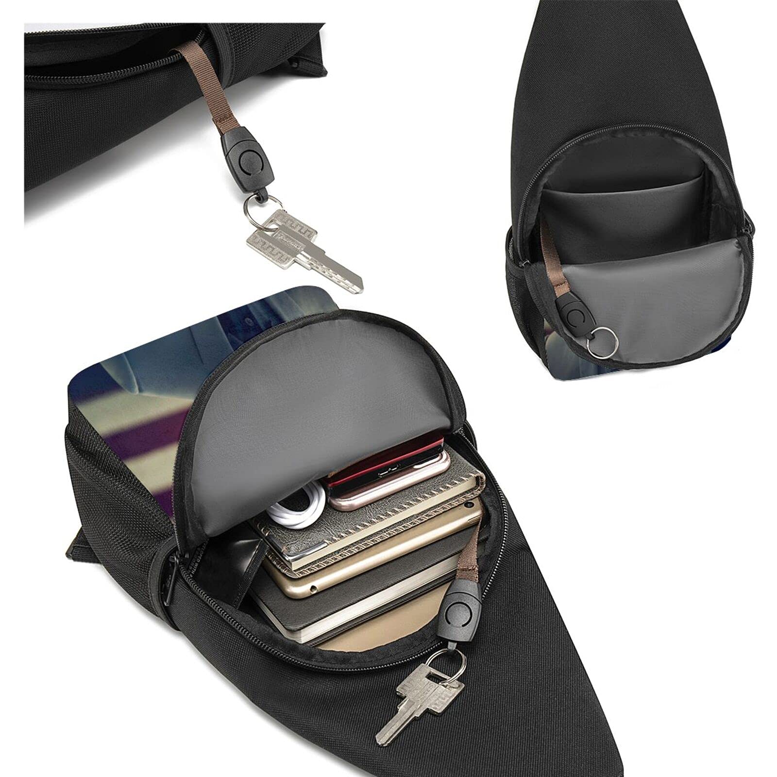 Nick Jonas Crossbody Bags for Men & Women - Multifunctional Sling Backpack, Chest Bag, Hiking Pack, Small Shoulder Bag for Camping, Sports, Travel & Daily Use | Perfect for Outdoor Adventures, Gym & City Commute