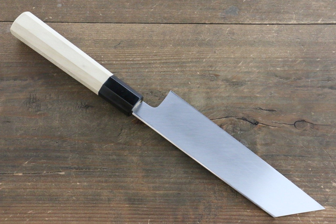 Premium Kikumori VG10 Japanese Chef Knife - 180mm Mirrored Finish Mukimono Knife for Sushi, Vegetables & Fruit Carving - Professional Kitchen & Home Cooking Essential
