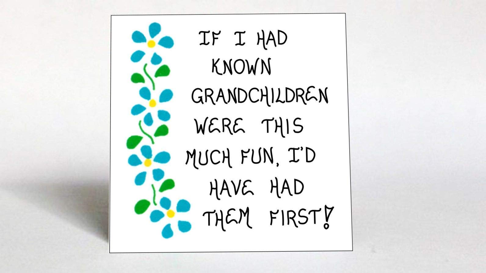 Grandchildren Quote Fridge Magnet - Inspirational Sayings for Grandmothers | Perfect for Refrigerators, Lockers & Office Decor