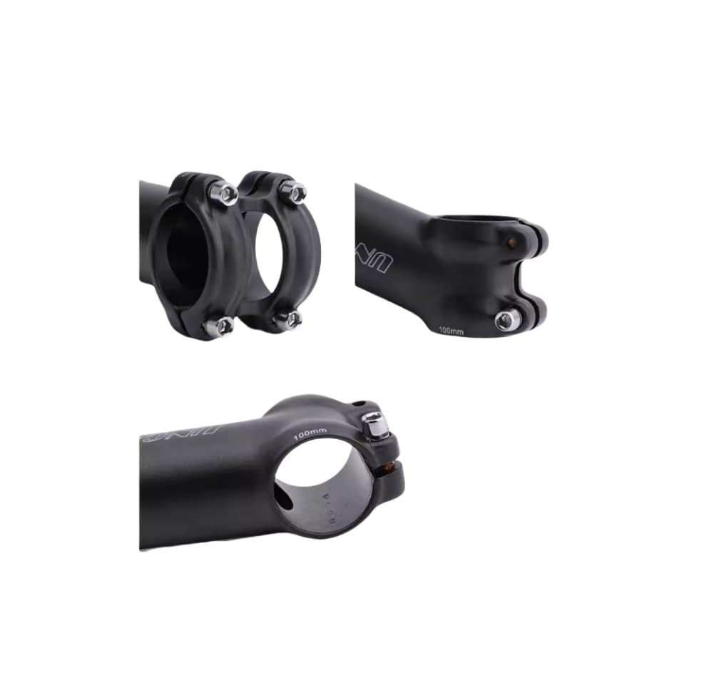 **31.8mm 110mm Bike Stem, ±35 Degree Adjustable Aluminum Alloy MTB Stem for Mountain, Road, BMX, Track Bikes - Lightweight & Durable for Commuting, Racing & Off-Road Adventures**
