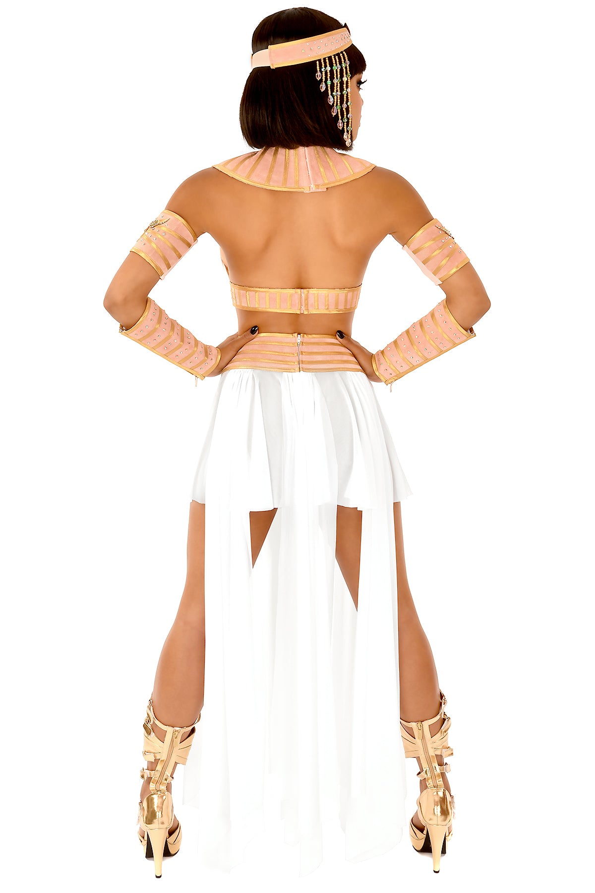 Nefertiri Soft Top with Ankh & Wings - Stylish Egyptian-Inspired Women's T-Shirt for Casual Wear, Festival Outfits & Everyday Fashion