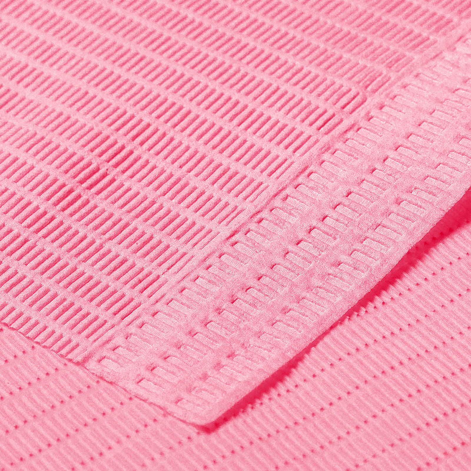 JMU 1000pcs Sterile Gauze Pads 2x2 Inch & 125pcs Pink Dental Bibs - First Aid Wound Care, Dental Procedures, Tattoo Aftercare, Pet Grooming