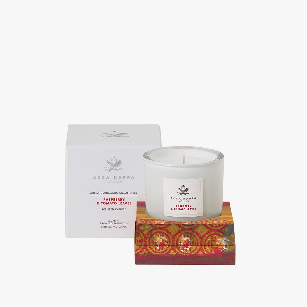 Raspberry & Tomato Leaves Scented Candle - Natural Soy Wax Aromatherapy Candle for Home, Relaxation & Gift Giving - Perfect for Living Room, Bedroom & Spa