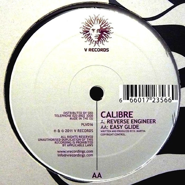 Calibre Reverse Engineer Easy Glide 12 PLV016 Vinyl Records - Perfect for DJ Mixing & Music Production