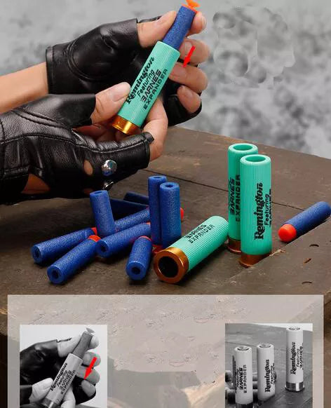 Super Shorty M870 Foam Dart Blaster with Shell Ejection - Realistic Shotgun Toy for Nerf Battles, Outdoor Play & Cosplay