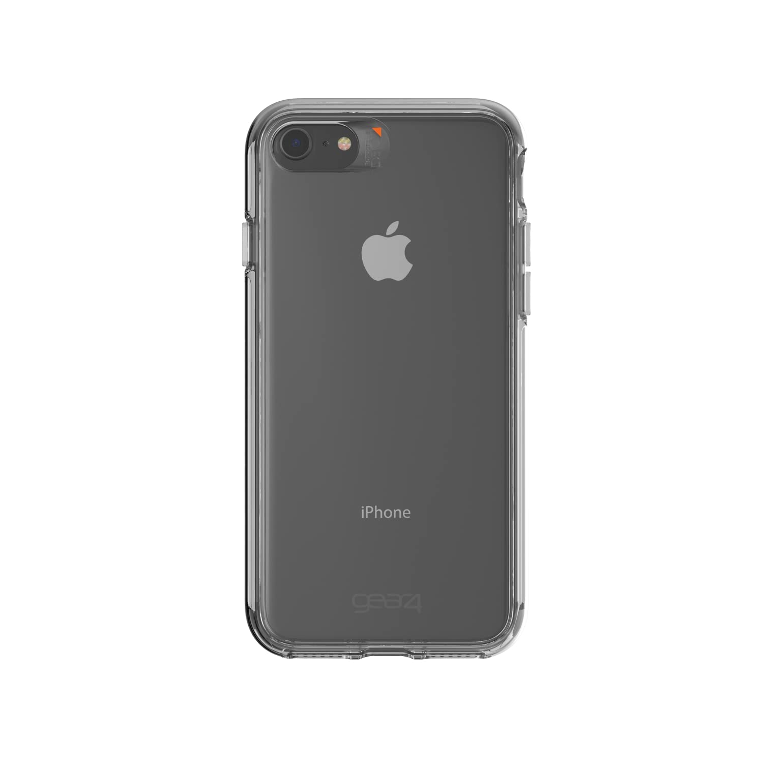 ZAGG Gear4 Crystal Palace Case for Apple iPhone SE (3rd/2nd/1st Gen), iPhone 8/7/6s/6 - Wireless Charging Compatible, MagSafe Support, Shockproof Clear Protective Cover - Perfect for Everyday Use, Travel & Outdoor Activities