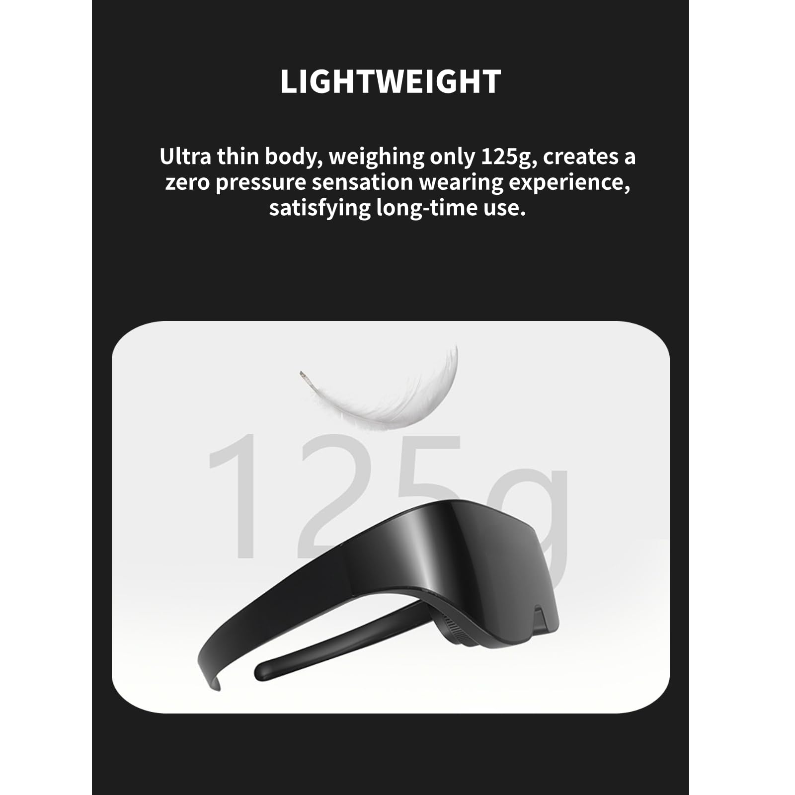 Air AR Glasses - Augmented Reality Smart Glasses with 4K Display | Wireless Phone Connectivity for Gaming & Video | Nearsighted-Friendly Wearable Headset for Home Entertainment, Outdoor Adventures & Workplace Productivity