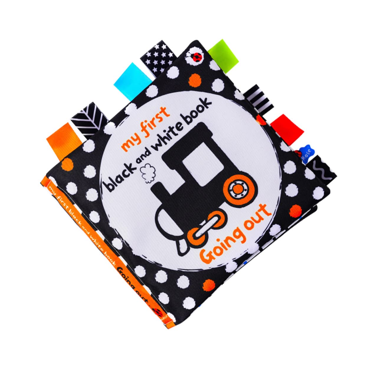 AUTSUPPL 1pc Soft Baby Cloth Book - Floating Fabric Book for Early Learning & Sensory Development | Perfect for Infants, Toddlers & Travel | Washable & Safe Non-Toxic Material