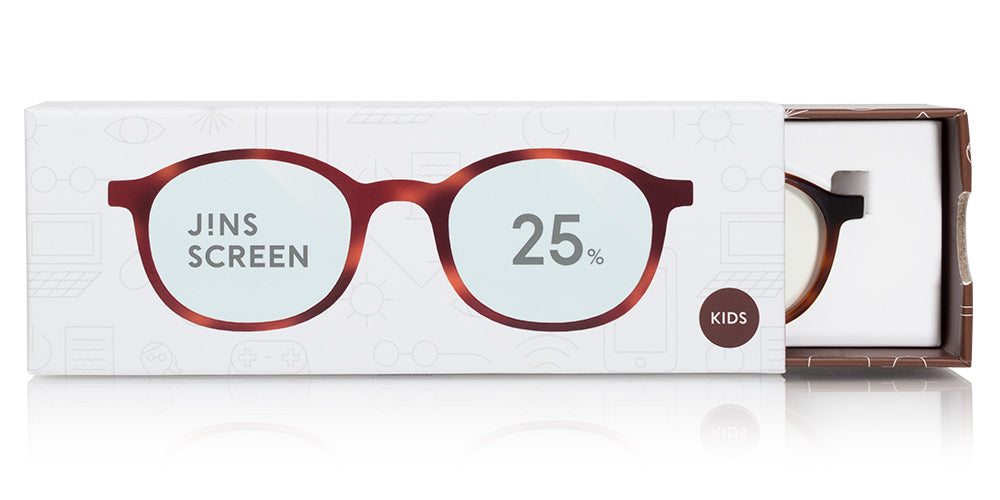 JINS SCREEN Boxed U104 487 - Blue Light Blocking Glasses for Digital Eye Strain Relief | Computer, Gaming & Office Use