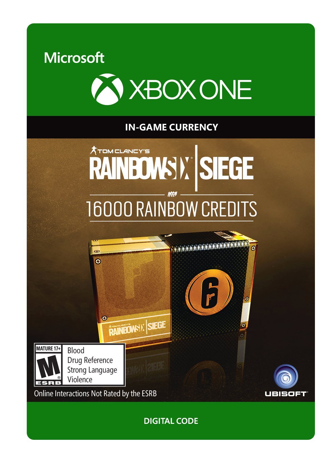 Buy 16,000 Rainbow Credits for Tom Clancy's Rainbow Six Siege - Xbox One Digital Code | In-Game Currency for Operators, Skins & Upgrades | Fast Delivery