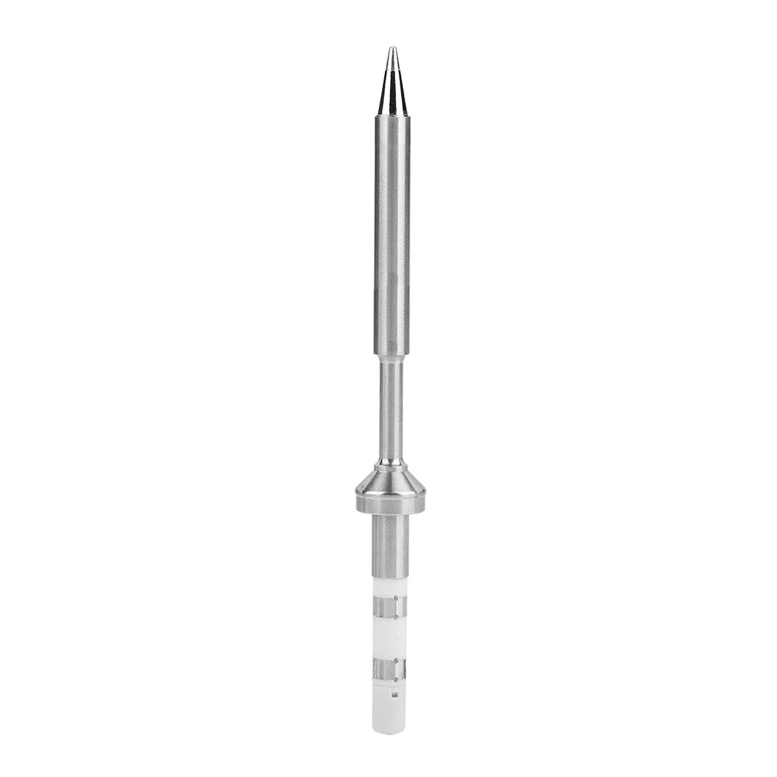 Premium TS100 Soldering Iron Tips Set - 7 Types Mini Stainless Steel Replacement Tips for Electronic Repair & DIY Projects (TS-B2 Compatible) - Perfect for Circuit Board Soldering, Jewelry Making & Small Electronics Maintenance