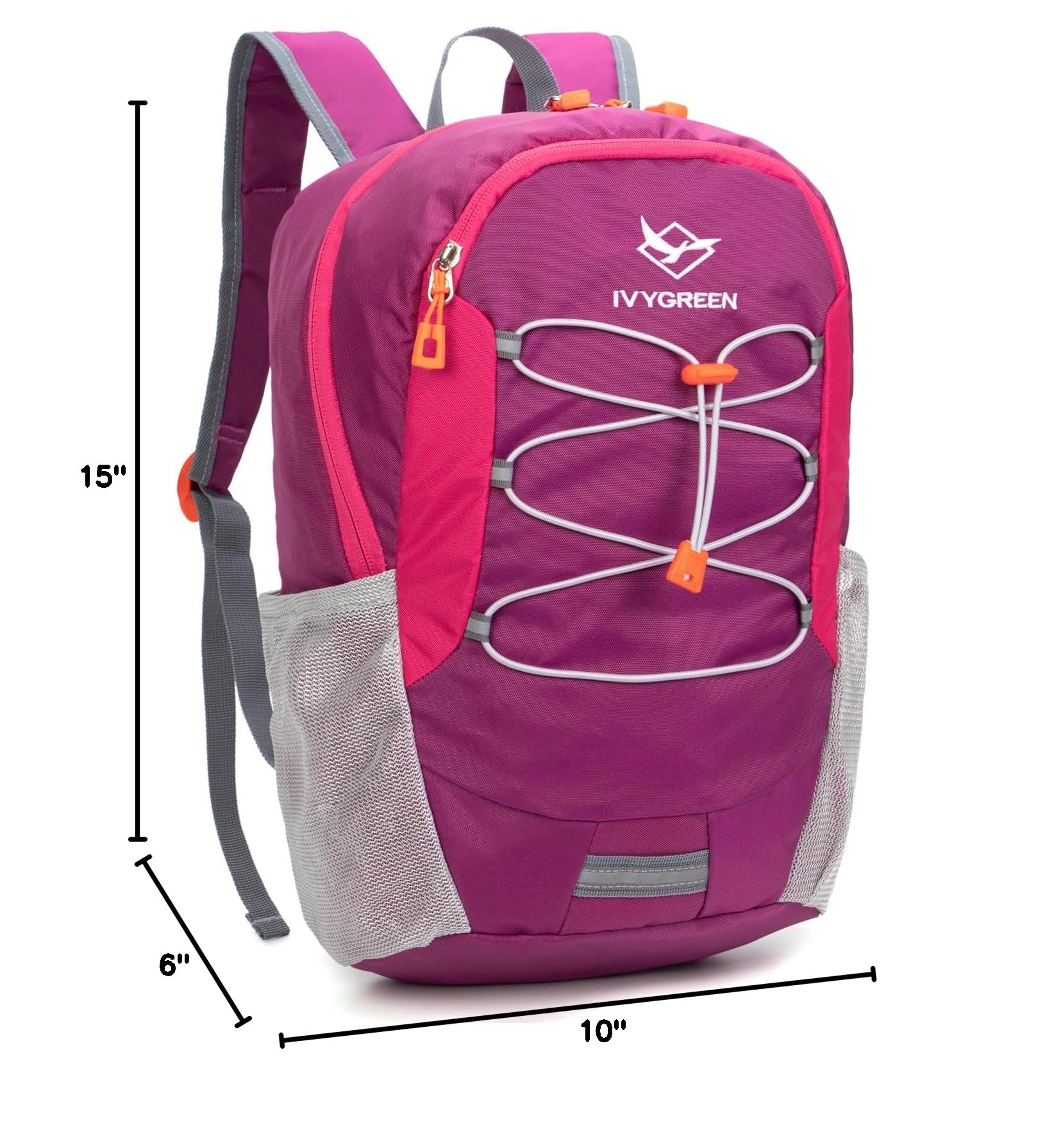 Kids Hiking Backpack for Boys & Girls - Lightweight Small Daypack for Camping, Travel, School & Outdoor Adventures (Purple, Small) - Perfect for Day Trips, Nature Walks & Family Vacations