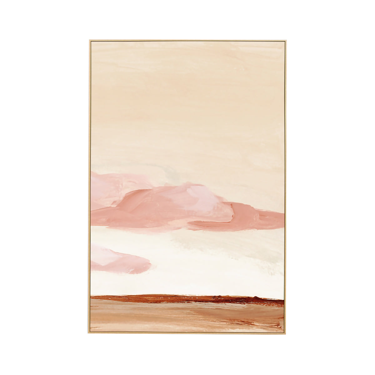 Desert Clouds Dusk 2 Wall Art Print - Sunset Landscape Painting for Home & Office Decor | Perfect for Living Room, Bedroom & Office Spaces