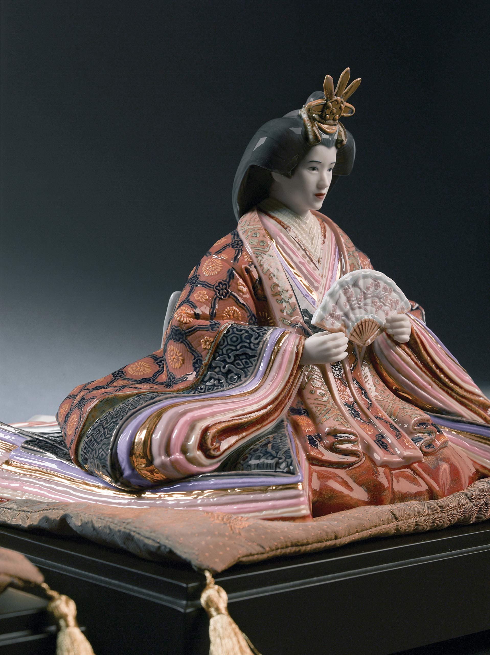 Lladro Porcelain Hina Doll Empress - Elegant Home Decor