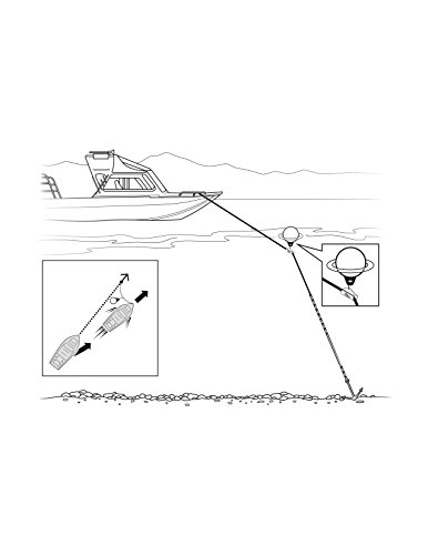 AnchorLift Heavy Duty Anchor Puller with Buoy - Marine Boat Anchor Retrieval System for Easy Underwater Recovery - Perfect for Fishing, Docking & Water Sports