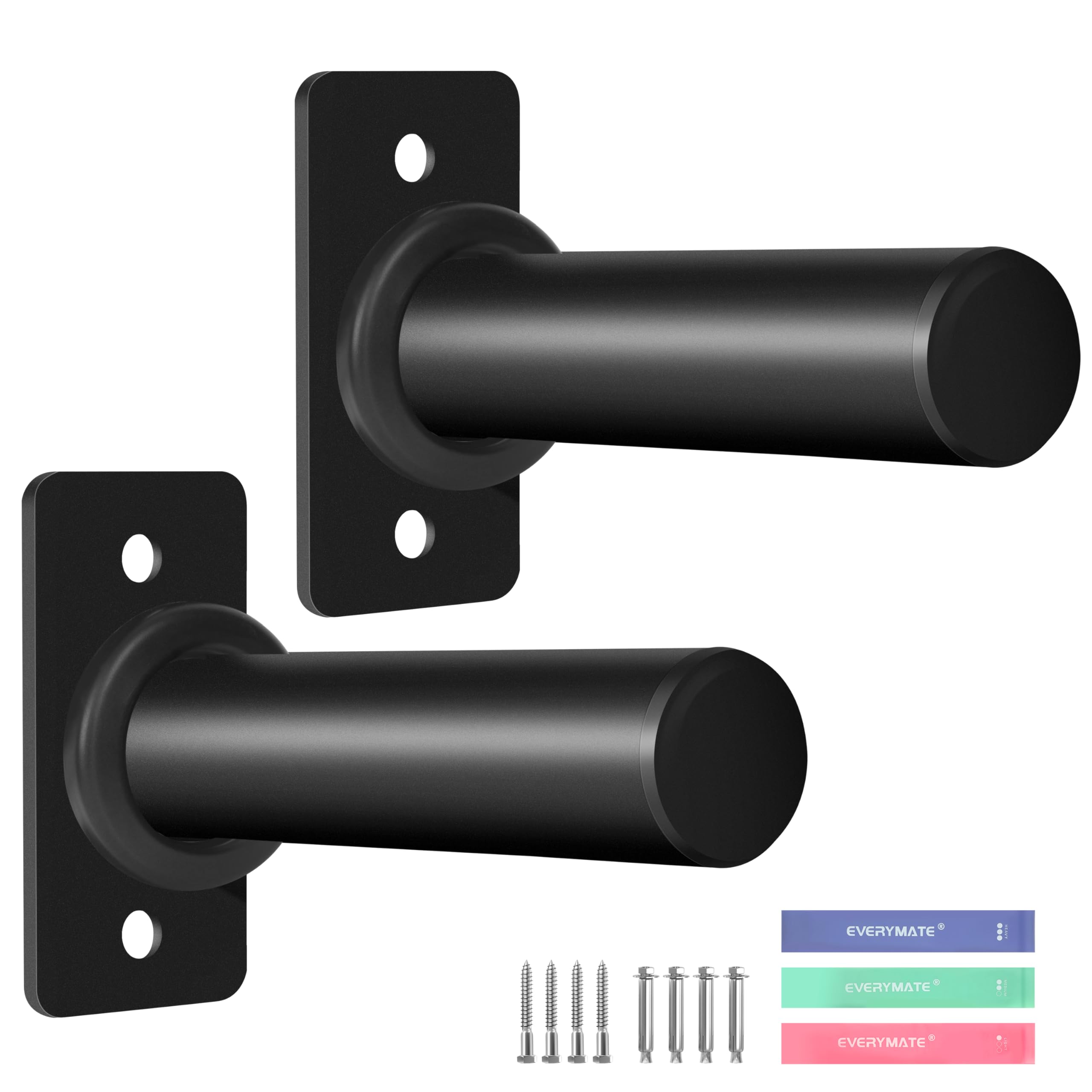 Olympic Weight Plate Holder - Wall Mounted Weight Rack Storage for Home Gym Organization | Perfect for Garage Gym, CrossFit & Strength Training Equipment Storage