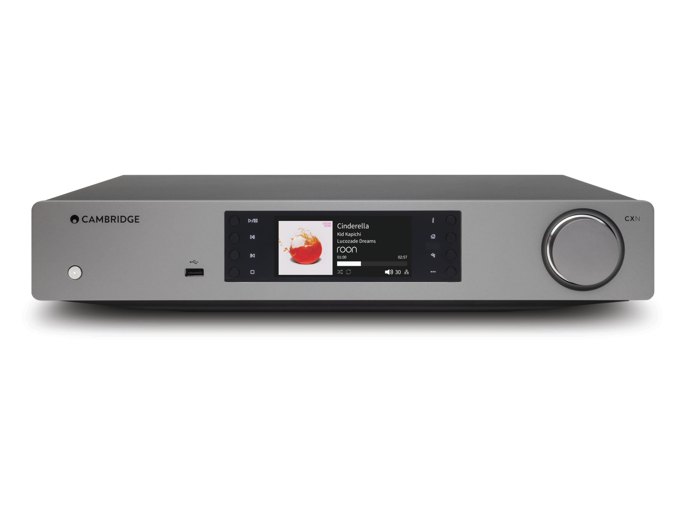 Cambridge Audio CXN (V2) Network Music Streamer - High-Resolution Wireless Audio Player for Home & Studio - Perfect for Streaming Spotify, Tidal & Hi-Fi Music Systems