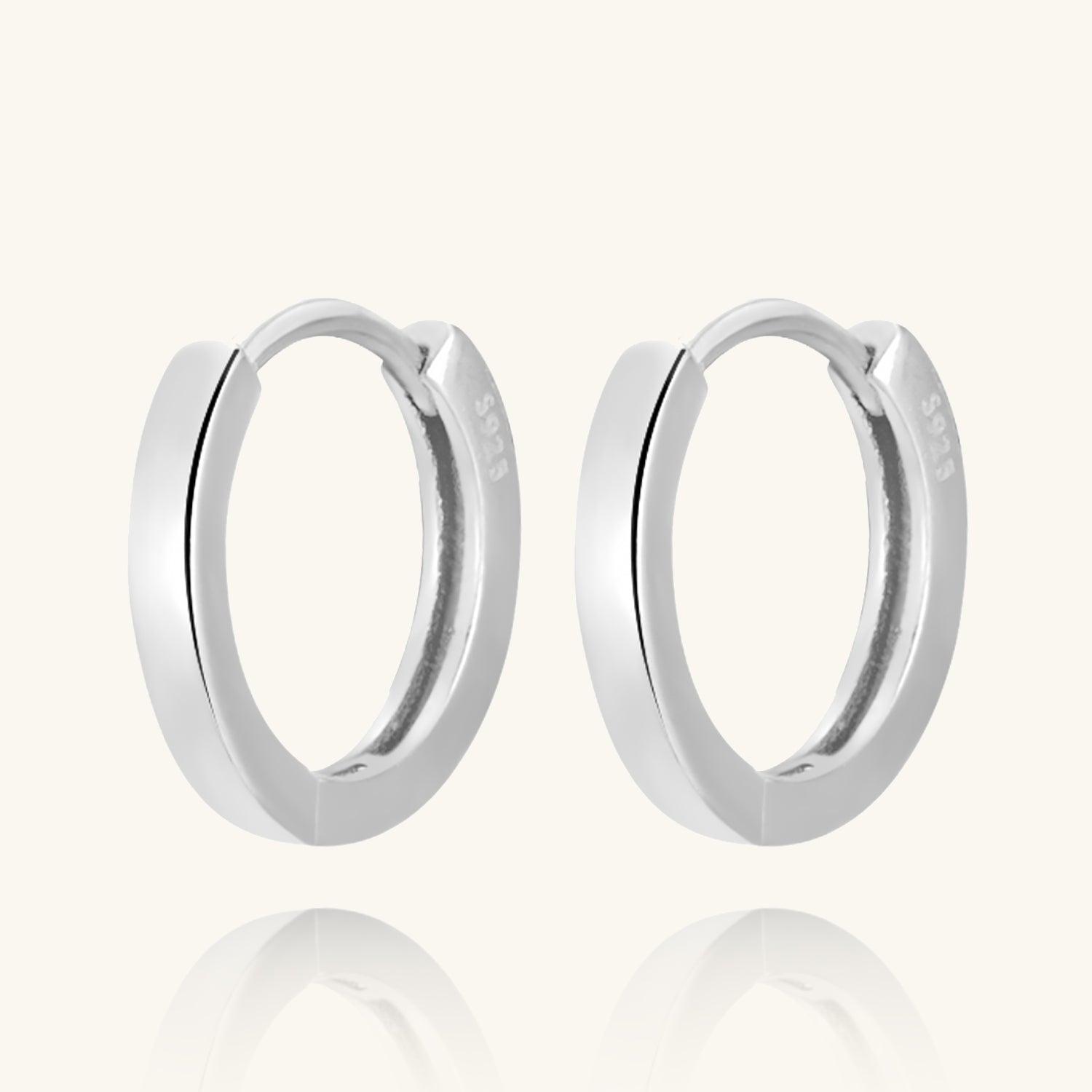18K White Gold Plated