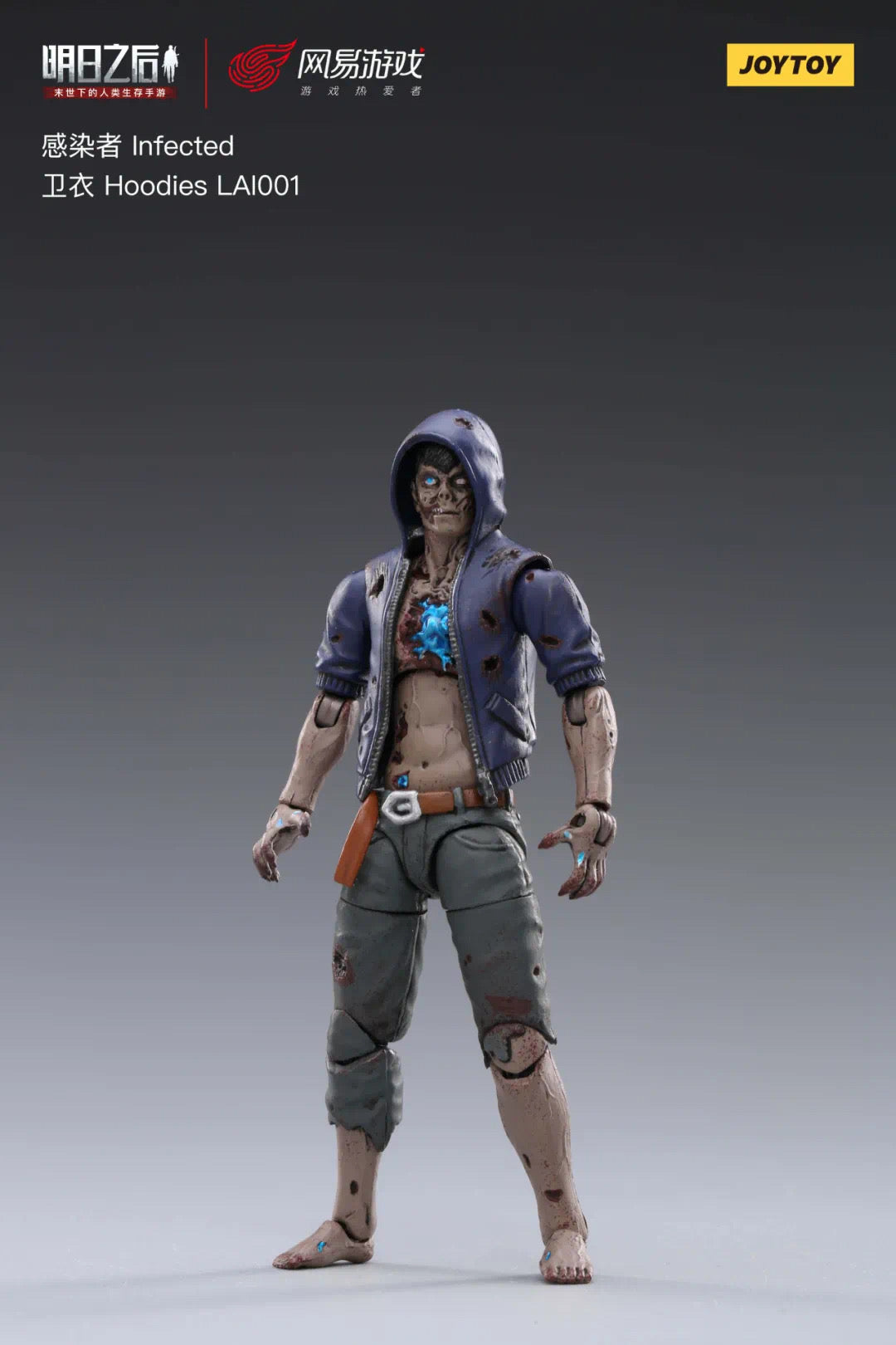 1/18 JOYTOY 3.75 Inch Zombie Action Figure - Life After Infected Person Collectible Model for Horror Displays & Post-Apocalyptic Dioramas