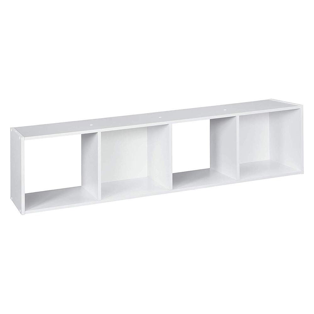 ClosetMaid 4-Cube Stackable Storage Organizer - White (3 Pack) | Perfect for Closet, Bedroom & Home Organization | Ideal for Clothes, Toys & Household Items Storage